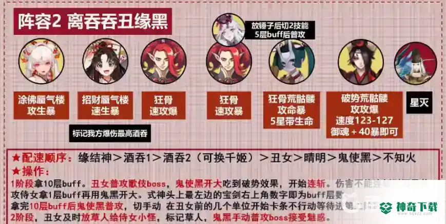 阴阳师2021鬼灵歌姬高分阵容怎么搭配？_阴阳师攻略教程_神奇下载
