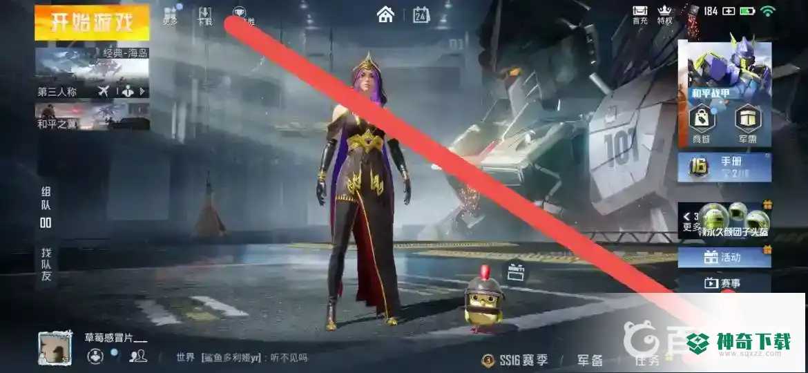 和平精英出生岛怎么隐藏王牌印记？_和平精英攻略教程_神奇下载