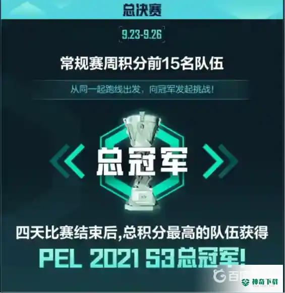 和平精英pel职业联赛2021赛程怎么安排的？_和平精英攻略分享_神奇下载