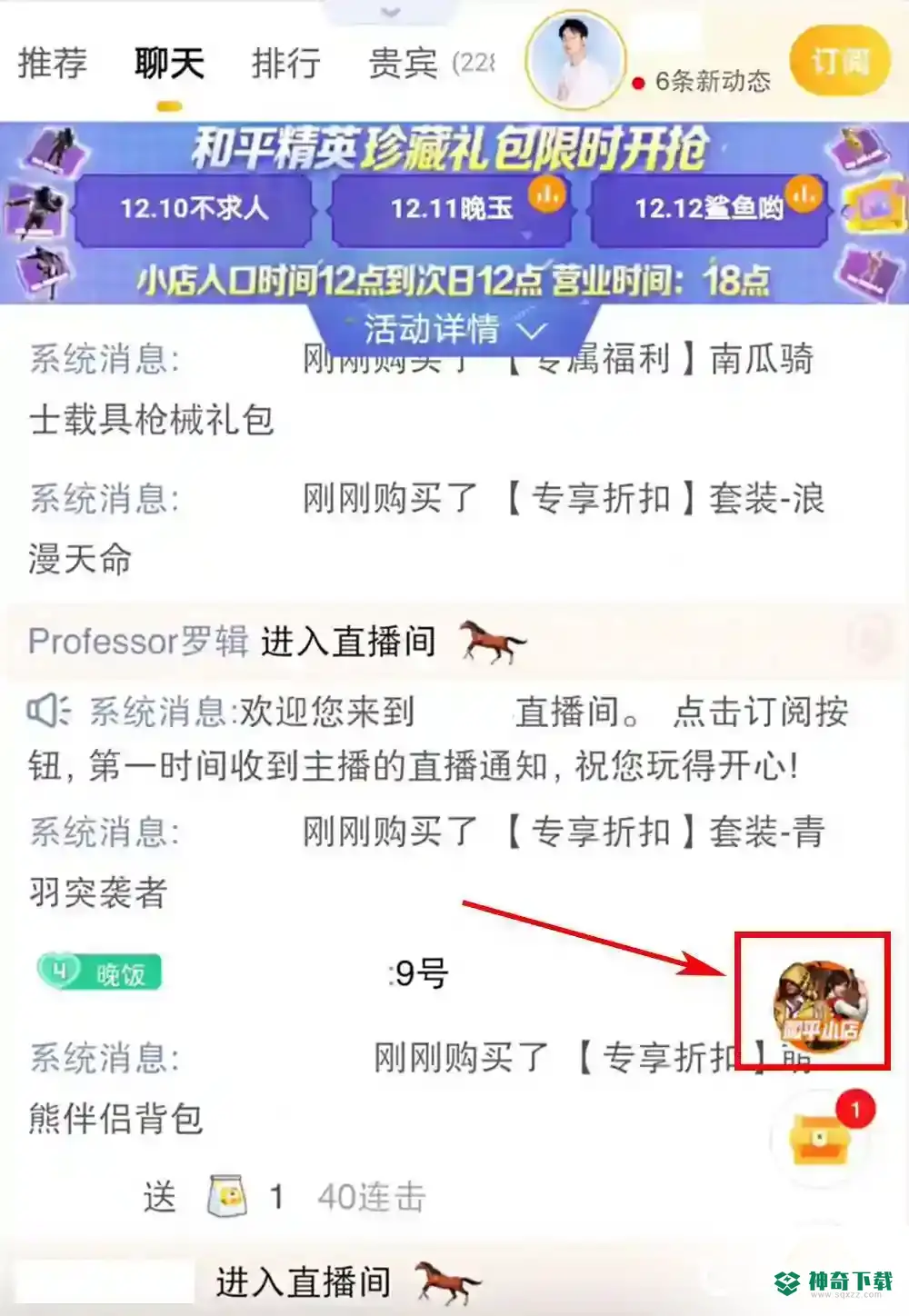 和平精英和平小店怎么进入？_和平精英教程玩法_神奇下载