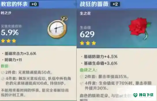 雷泽圣遗物推荐什么？_原神玩法分享_神奇下载