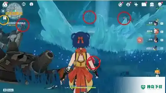 雪葬之都近郊碎片在哪？_原神攻略玩法_神奇下载