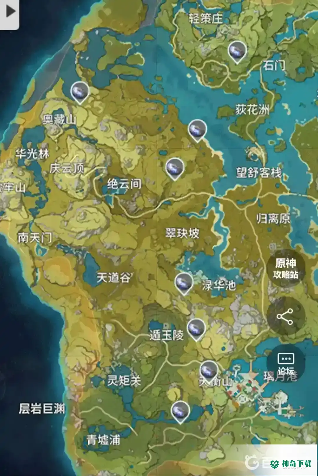 夜泊石在哪？_原神教程分享_神奇下载