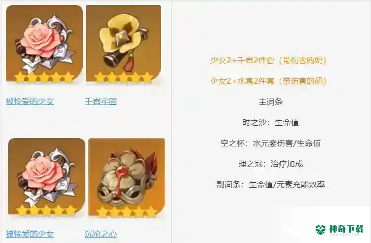 原神心海圣遗物推荐有哪些？_原神教程分享_神奇下载
