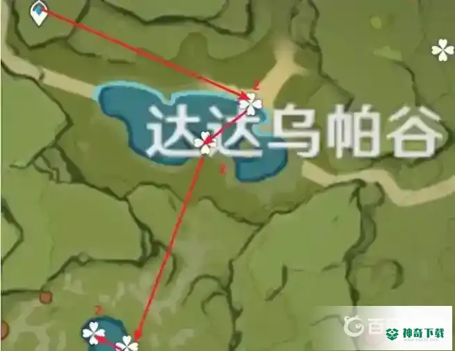 原神嘟嘟莲地图位置在哪里？_原神攻略教程_神奇下载