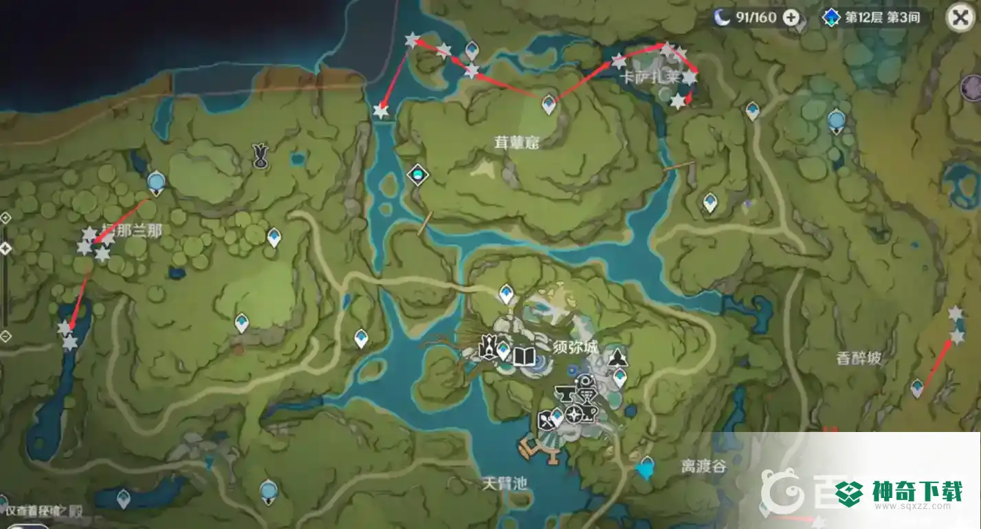 原神月莲采集地位置在哪里？_原神教程攻略_神奇下载