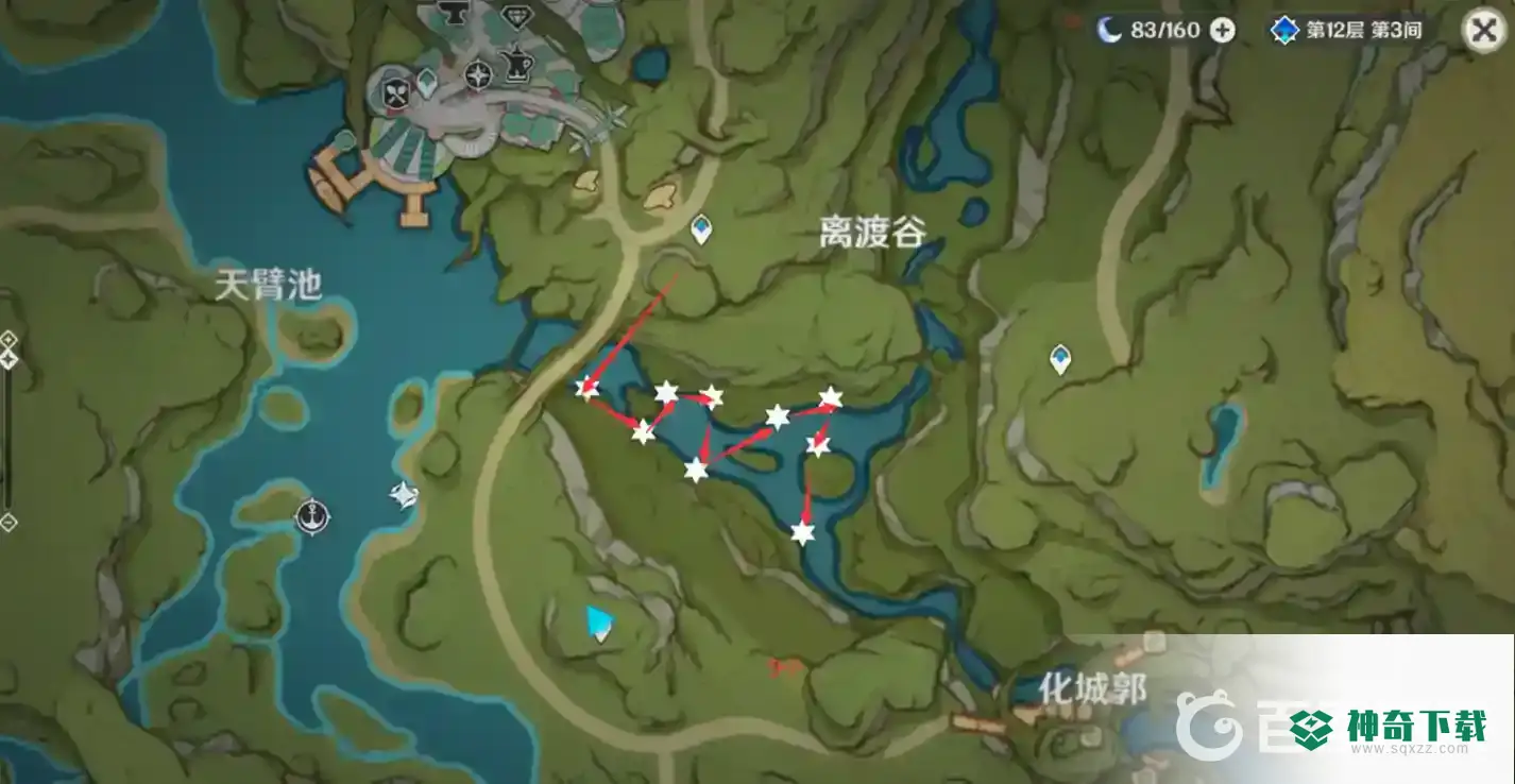 原神月莲采集地位置在哪里？_原神教程攻略_神奇下载