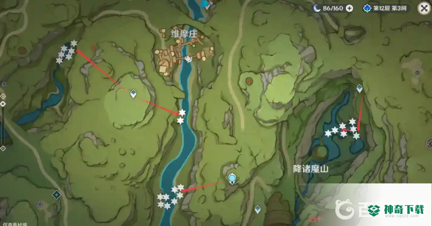 原神月莲采集地位置在哪里？_原神教程攻略_神奇下载