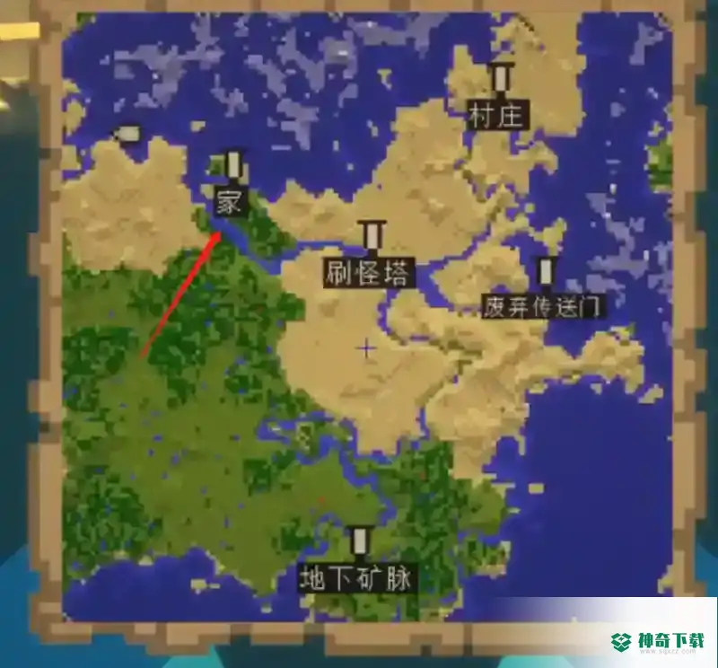 手机版mc怎么在旗帜上标地图？_我的世界手游攻略_神奇下载