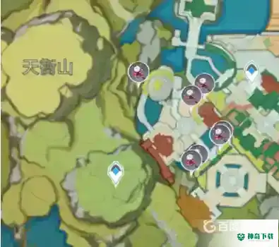 霓裳花推荐的采集路线和分布图？_原神攻略玩法_神奇下载