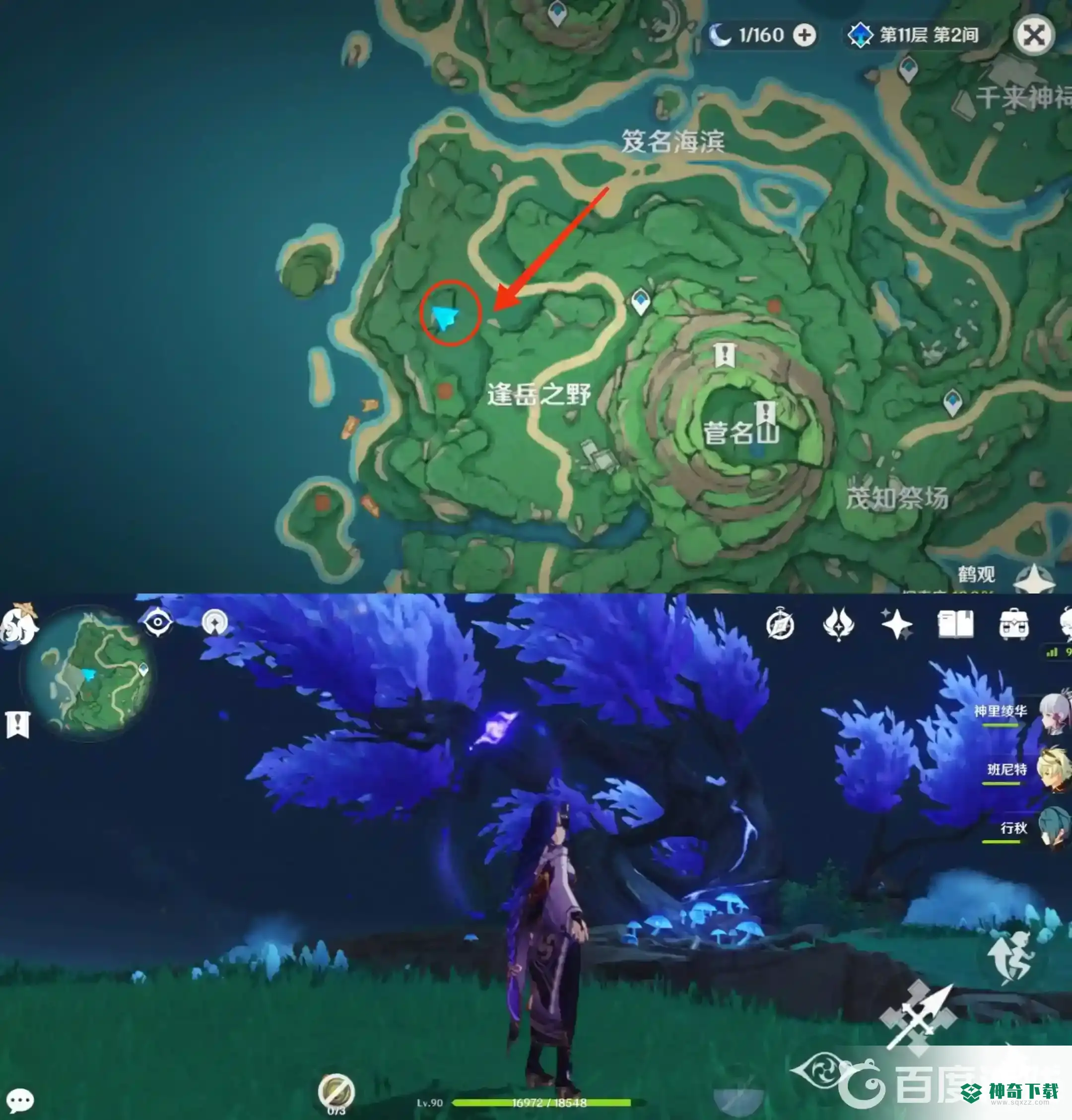 原神寻着迷雾并找到供奉栖木在哪里？_原神教程玩法_神奇下载