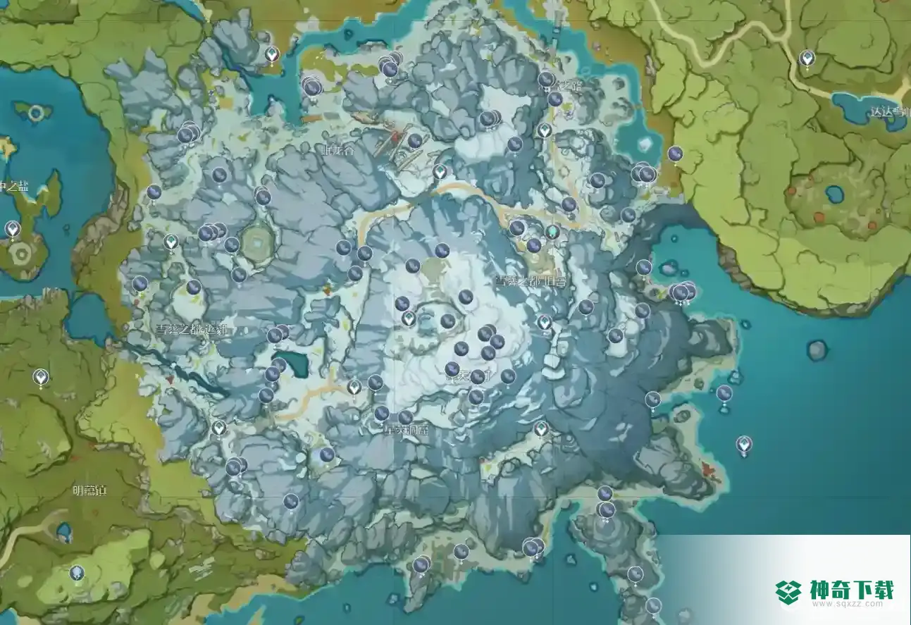 原神星银矿石位置在哪里？_原神玩法分享_神奇下载