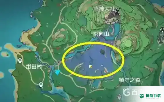 原神绀田村东北方的荒废神社在哪？_原神攻略_神奇下载