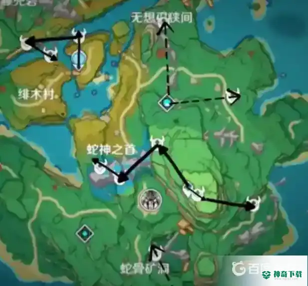 原神鬼兜虫采集路线是什么？_原神攻略玩法_神奇下载