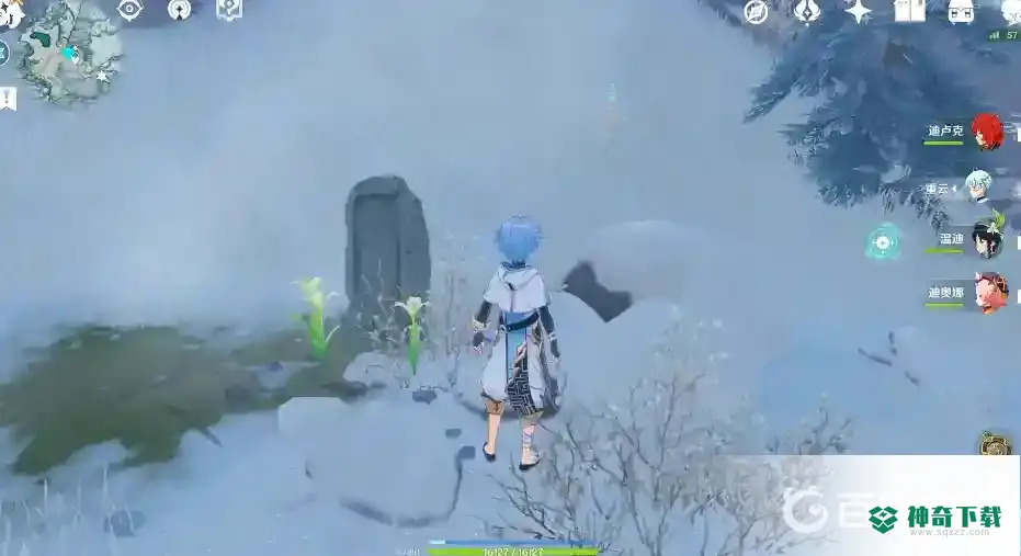 雪葬之都旧宫门怎么开？_原神攻略教程_神奇下载