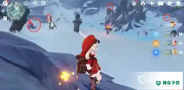 原神雪山三个碎片在哪里？_原神玩法分享_神奇下载