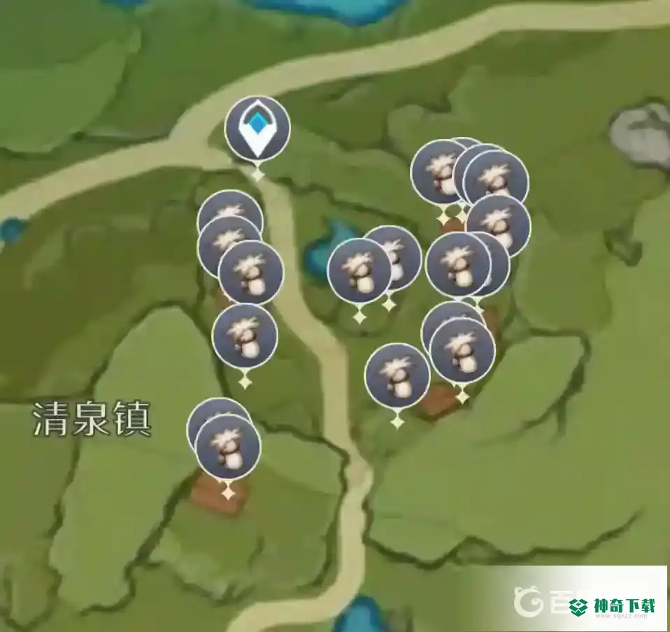 原神慕风蘑菇采集地点在哪?_原神玩法分享_神奇下载