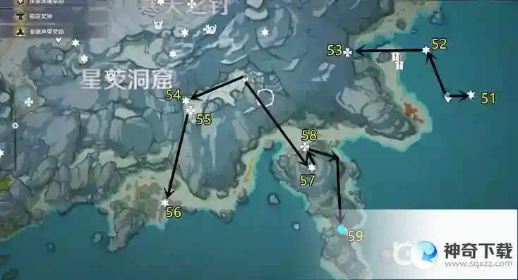 原神绯红玉髓详细位置在哪？_原神教程分享_神奇下载