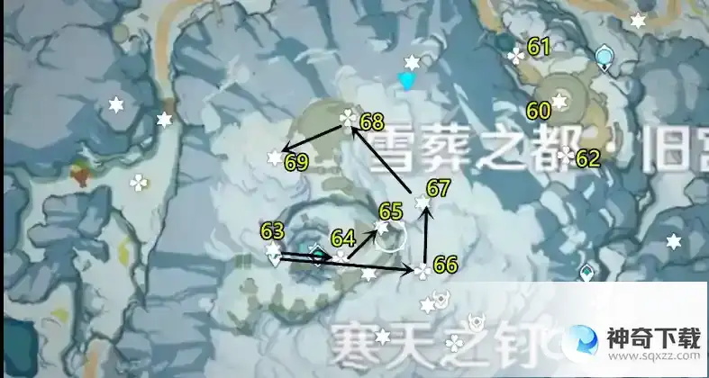 原神绯红玉髓详细位置在哪？_原神教程分享_神奇下载