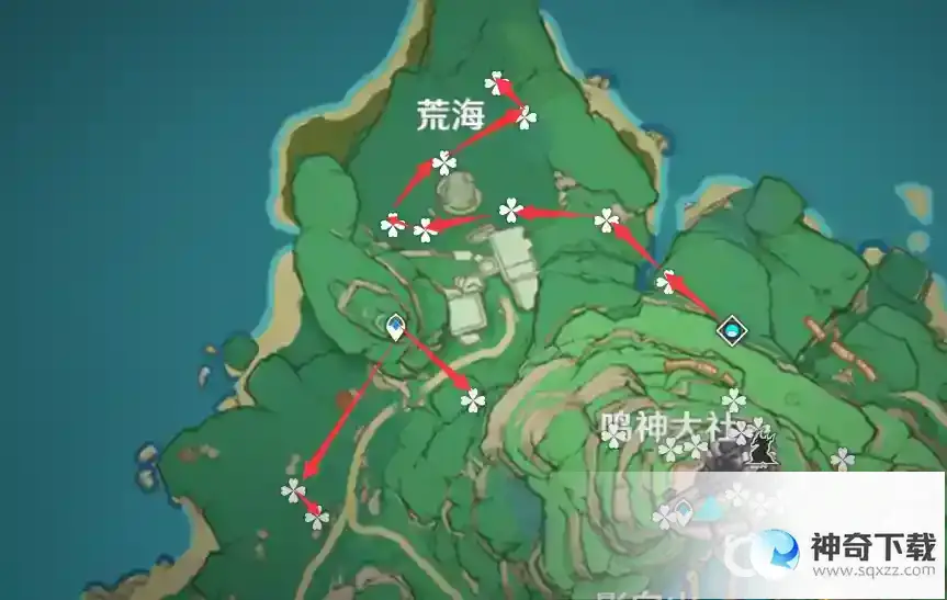原神绯樱绣球位置在哪？_原神玩法分享_神奇下载