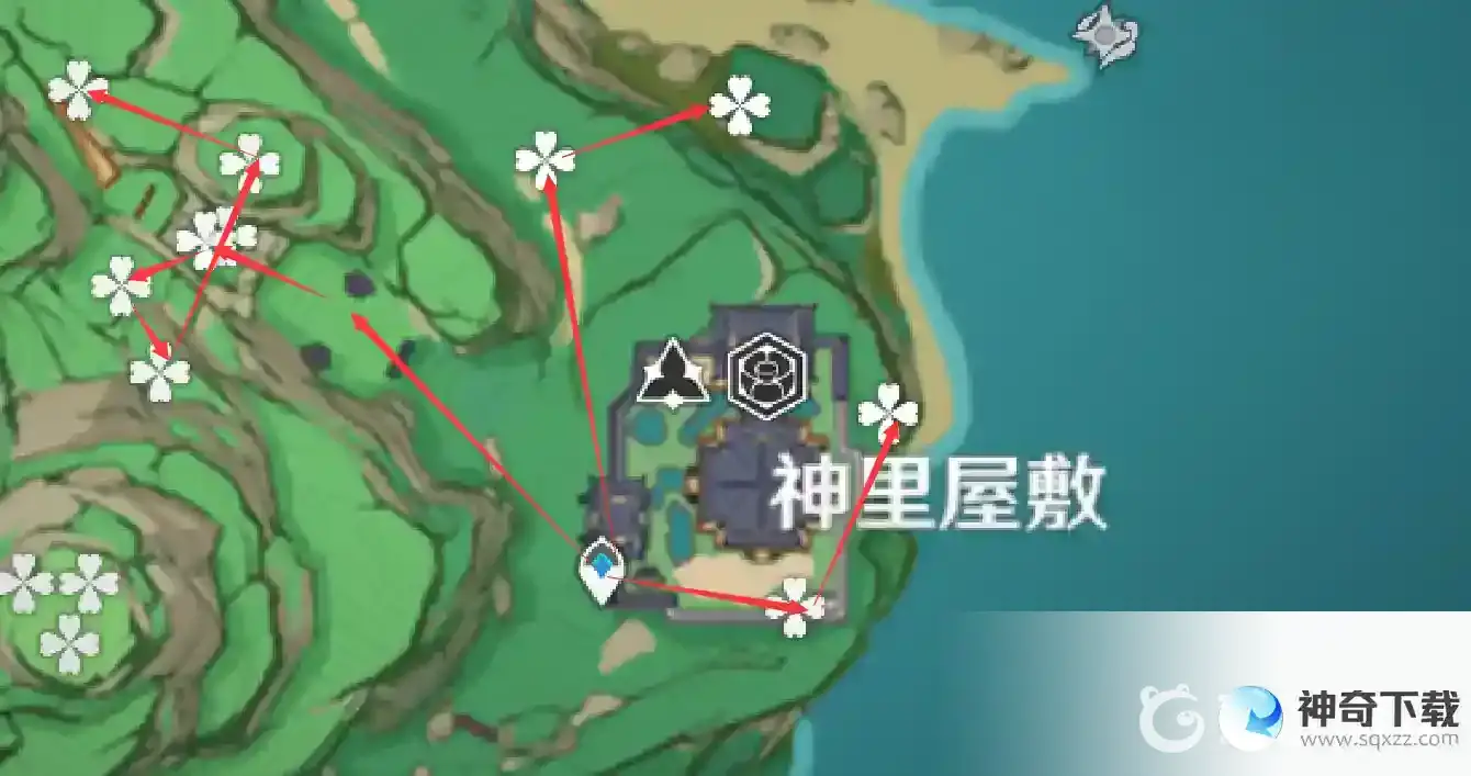 原神绯樱绣球位置在哪？_原神玩法分享_神奇下载