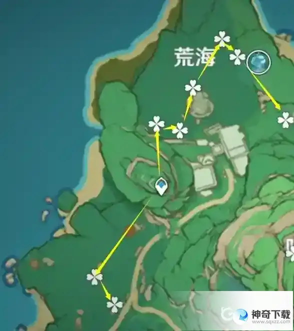 原神绯樱绣球采集路线都有哪些？_原神教程_神奇下载