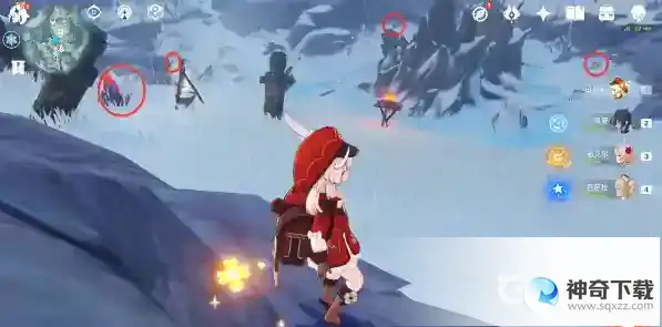 原神雪山碎片位置在哪？_原神教程攻略_神奇下载