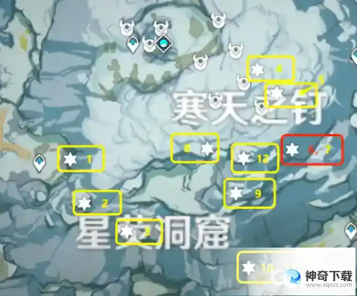 原神忍冬之树绯红玉髓位置在哪？_原神教程分享_神奇下载