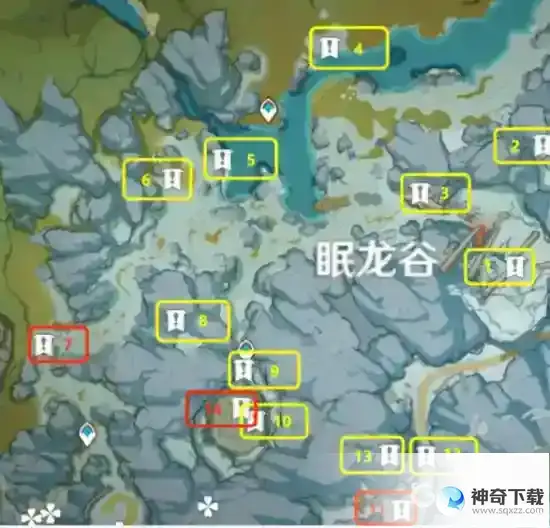 原神忍冬之树绯红玉髓位置在哪？_原神教程分享_神奇下载