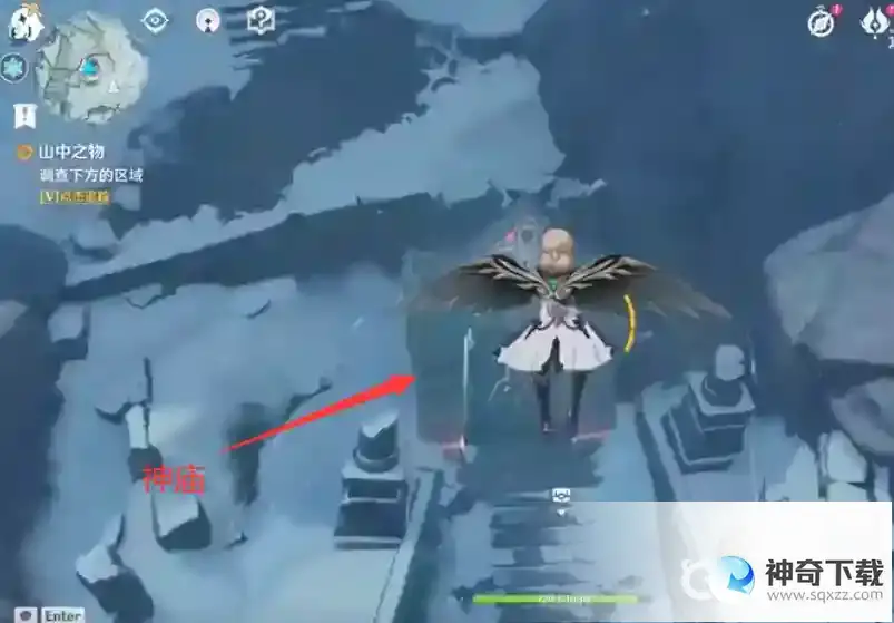 原神雪山山顶怎么上去？_原神教程_神奇下载