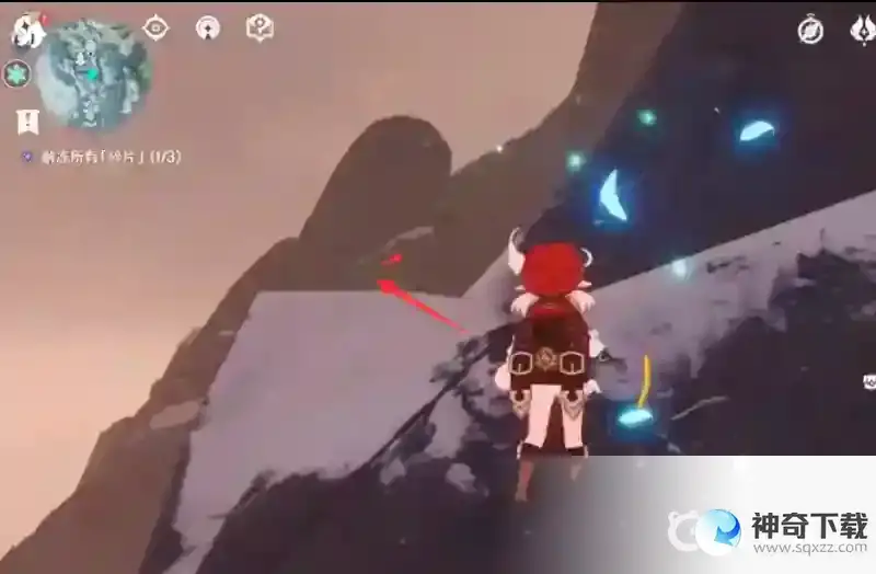 原神雪山山顶怎么上去？_原神教程_神奇下载
