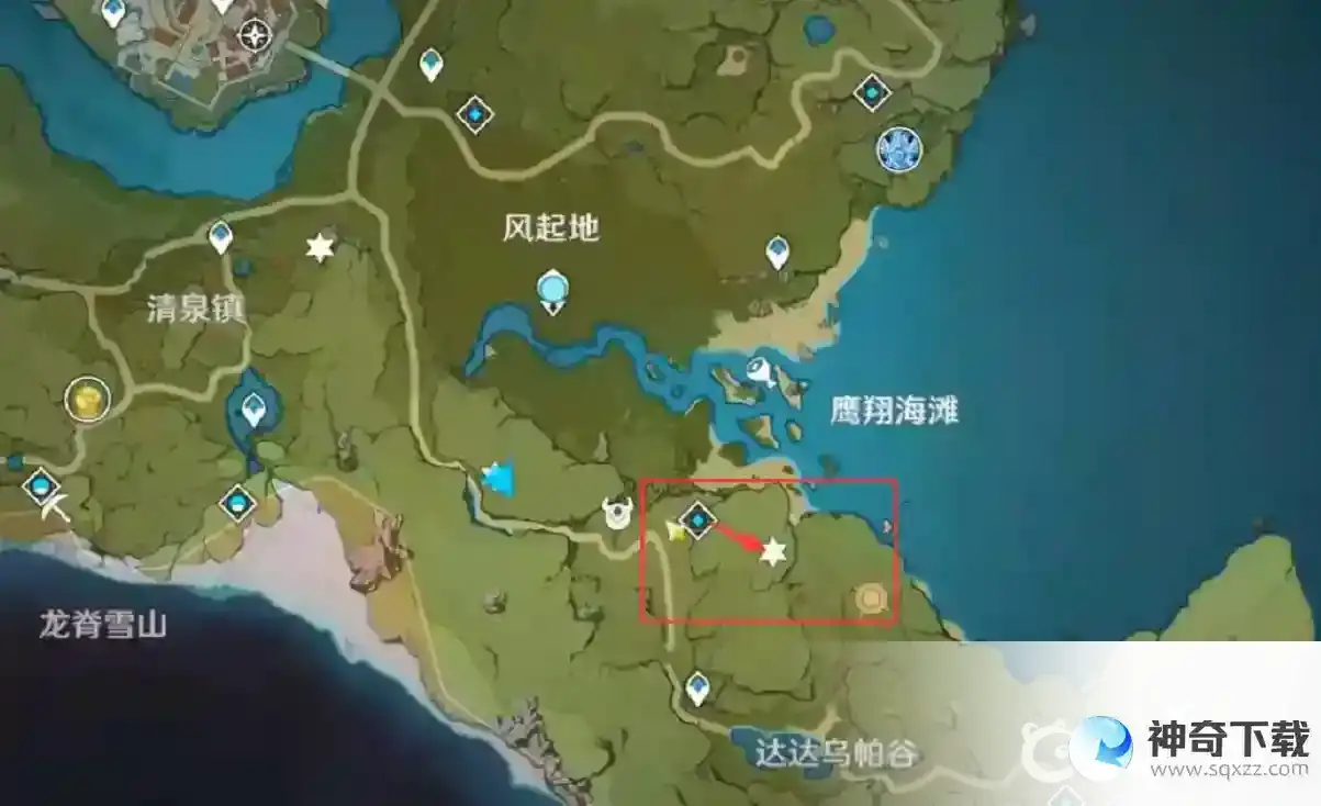 原神蒙德地灵龛在哪里？_原神教程攻略_神奇下载
