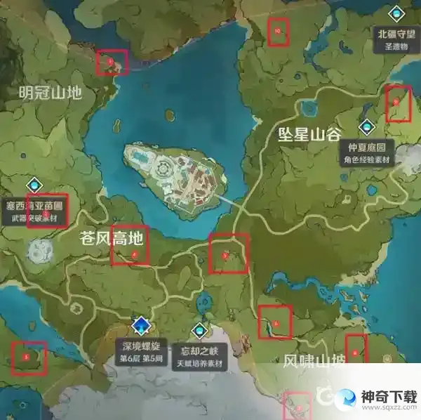原神蒙德地灵龛在哪里？_原神教程攻略_神奇下载