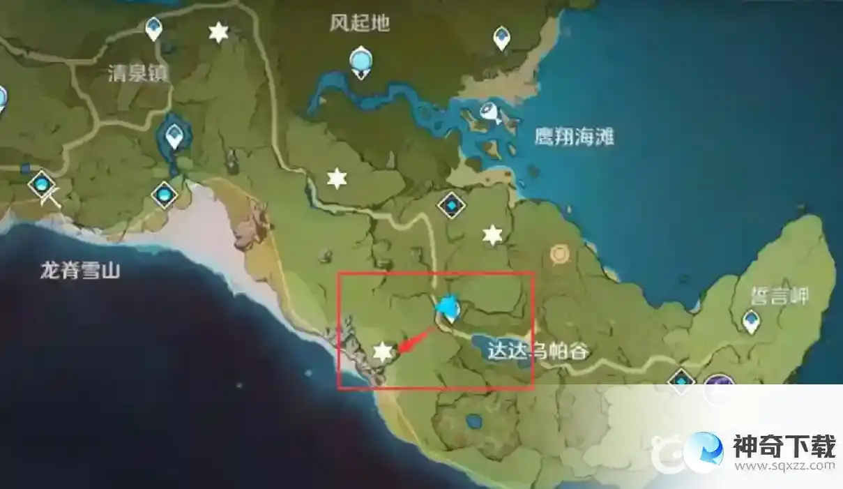 原神蒙德地灵龛在哪里？_原神教程攻略_神奇下载