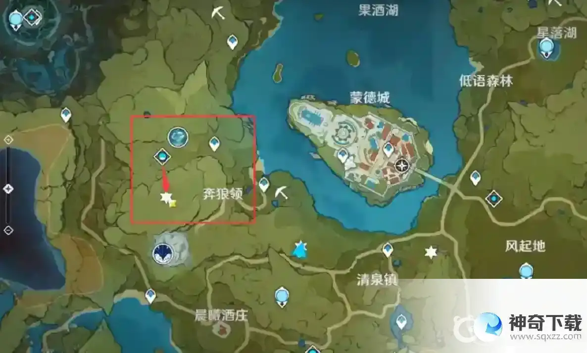 原神蒙德地灵龛在哪里？_原神教程攻略_神奇下载