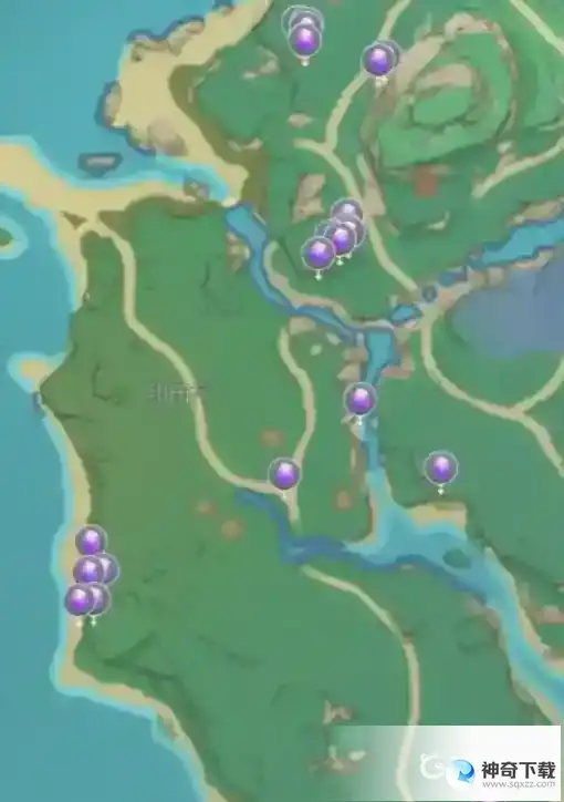 原神紫晶块位置在哪？_原神教程_神奇下载