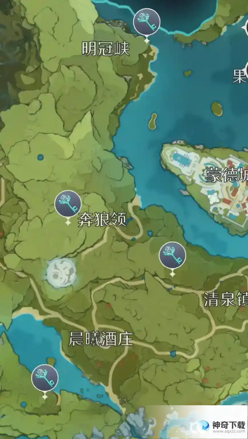 蒙德地灵龛位置在哪里？_原神玩法分享_神奇下载
