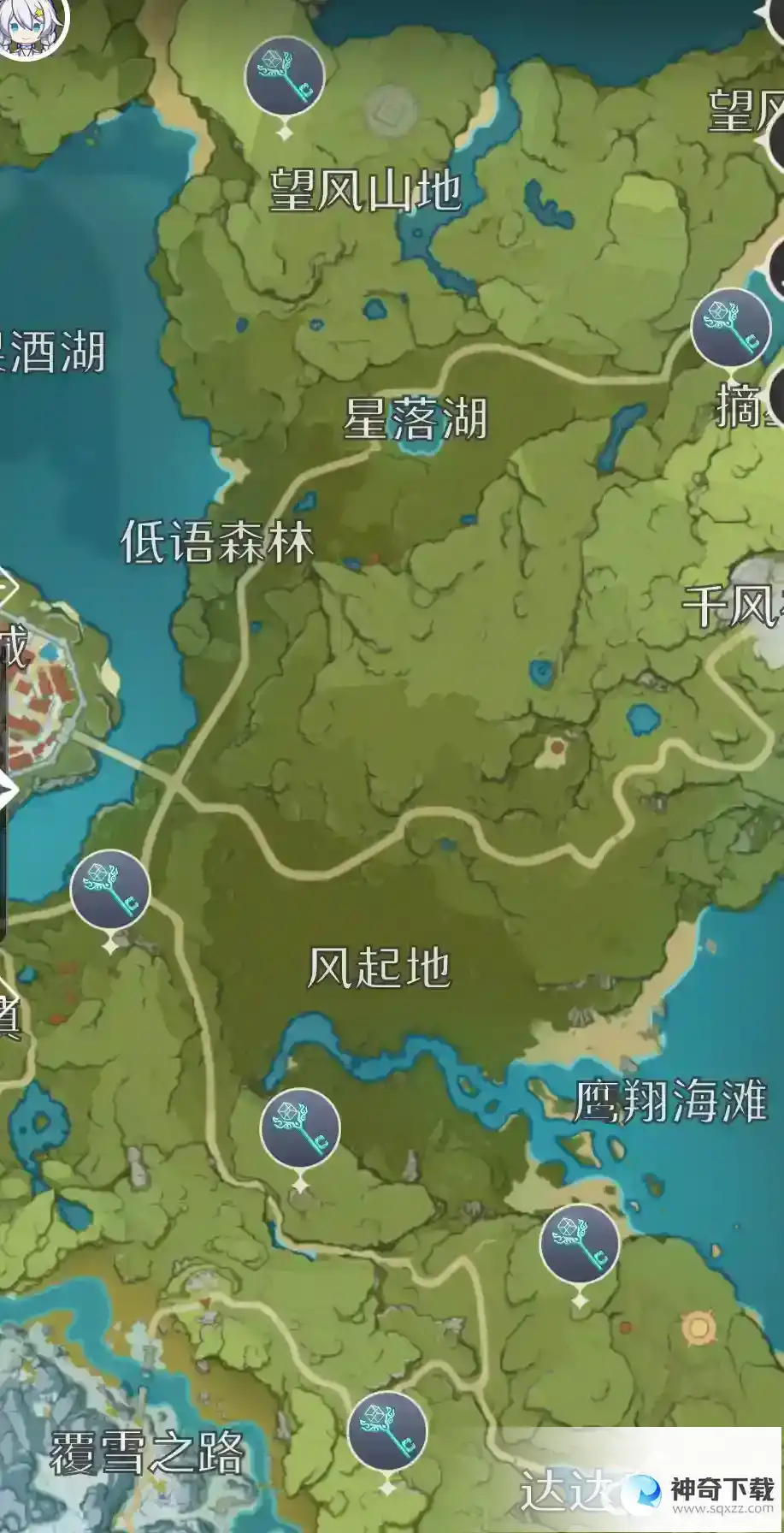 蒙德地灵龛位置在哪里？_原神玩法分享_神奇下载