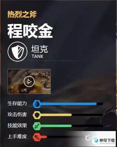 王者荣耀最强战坦英雄是谁？_王者荣耀攻略_神奇下载