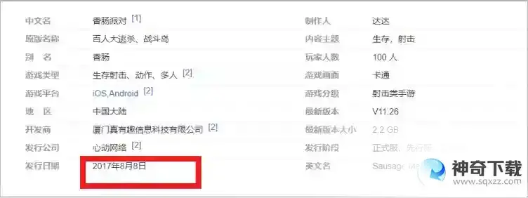 香肠派对六周年什么时候开始？_香肠派对教程攻略_神奇下载