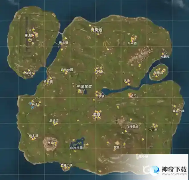 S9赛季战斗岛神秘道具产出位置在哪里？需要搭配分布图_香肠派对玩法分享_神奇下载