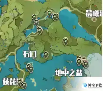 原神莲蓬分布位置_原神教程玩法_神奇下载站