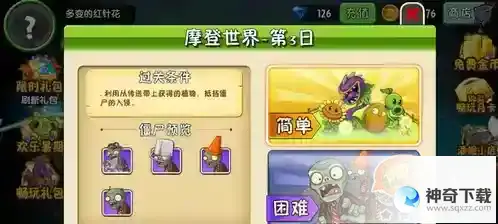 植物大战僵尸2摩登世界第3天怎么过_植物大战僵尸2攻略分享_神奇下载站