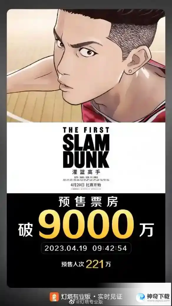 灌篮高手电影预售票房多少