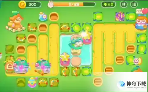 《保卫萝卜4》绿野奇缘第44关怎么过