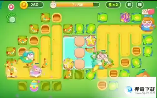 《保卫萝卜4》绿野奇缘第44关怎么过