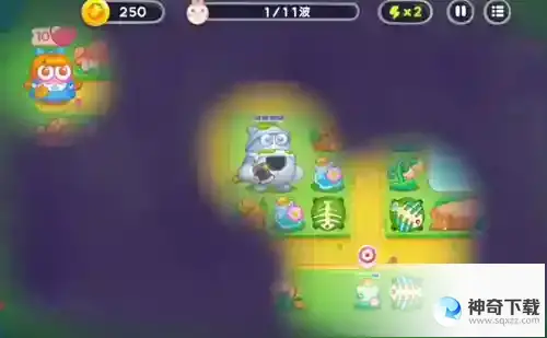 《保卫萝卜4》绿野奇缘第45关怎么过