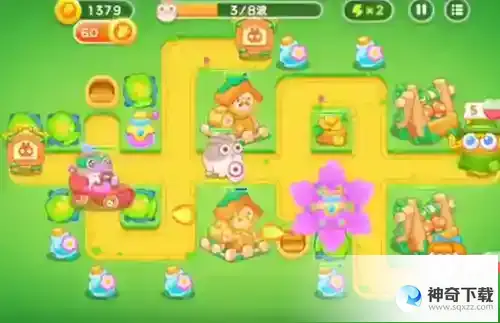 《保卫萝卜4》绿野奇缘第41关怎么过