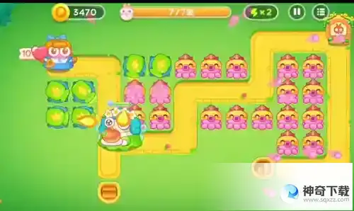 《保卫萝卜4》绿野奇缘第43关怎么过