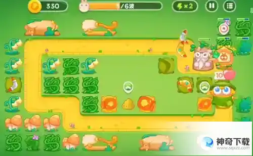 《保卫萝卜4》绿野奇缘第24关怎么过